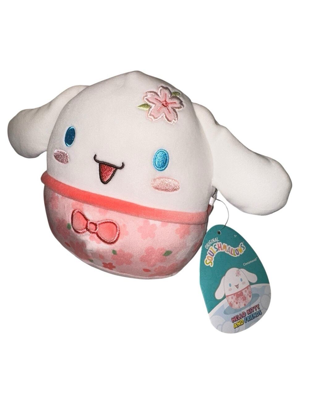 SQUISHMALLOW Cinnamoroll 6.5" Sanrio Spring Plush Hello Kitty and friends